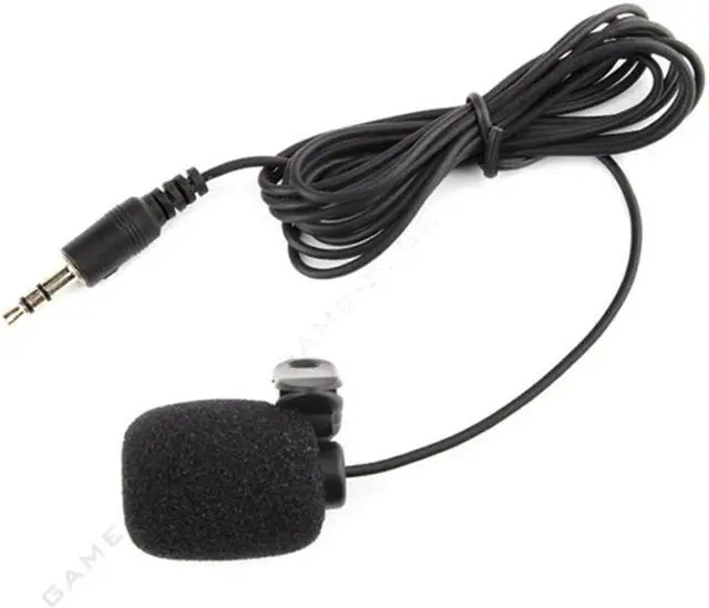 Main image of 3.5mm AUX Mini Lavalier Microphone Hands Clip On Mini Lapel Mobiloe Phone Microphone Portable Mic