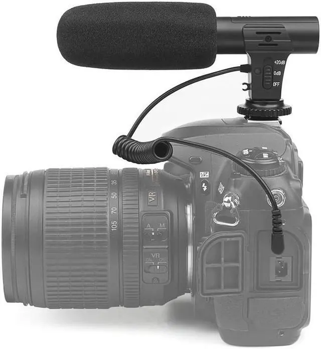 Main image of MIC-5 3.5mm Stereo Microphone DSLR Camera VLOG Photography Interview Video Camcorder Recording Microphone for Nikon/Canon/Sony