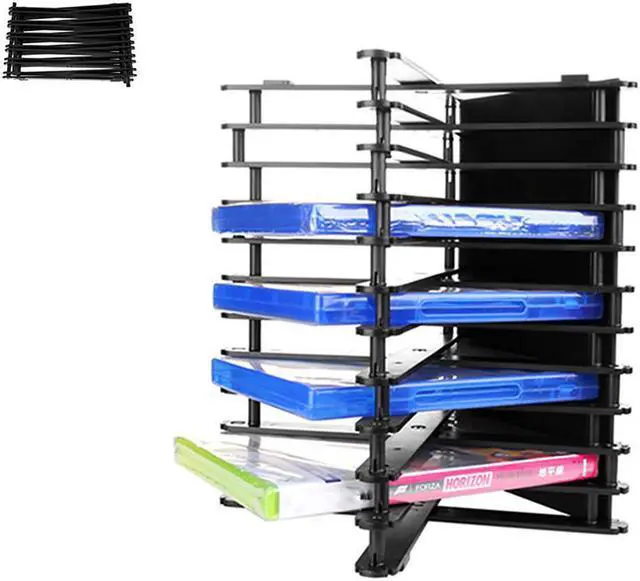 Main image of Universal Game Disc CD Storage Unit Rack Stand for XBOX ONES PS series Game Disc Accessories Multi-angle Foldable Holder