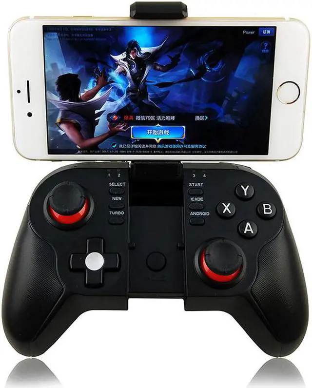 Alt view image 3 of 4 - T9 Bluetooth Wireless Gamepad Mobile Phone Gaming Controller Joystick Support Andriod IOS Smartphone TV Box PS3 Game Console
