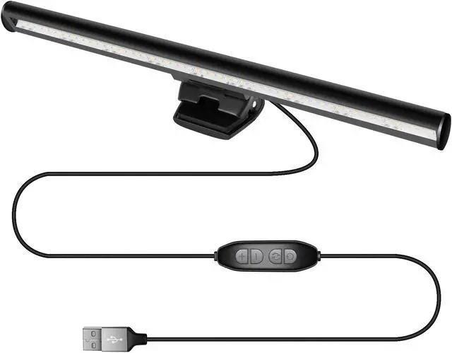 Main image of Laptop Monitor Lamp Screen Monitor Light Bar, Aigital E-Reading LED Task Lamp with No Glare on Screen, USB Powered Monitor Lamp for Home/Office/Travel, 3 Color Temperature,10 Dimming Brightness Levels