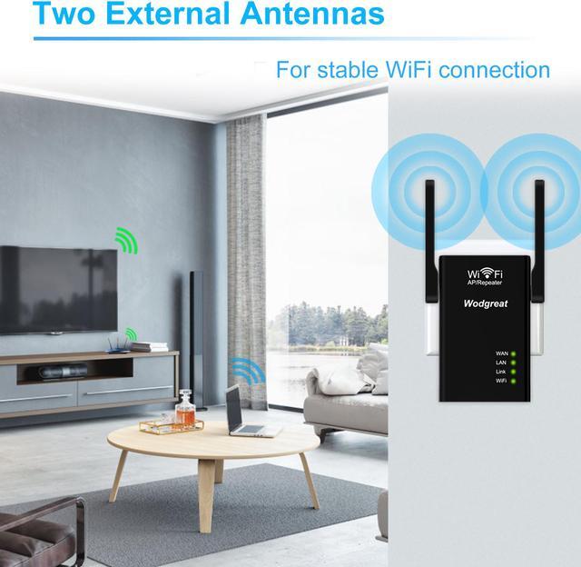 Alt view image 4 of 7 - WiFi Range Extender, WiFi Repeater Wireless Network Signal Superboost, Mini Router Signal Blast, 300Mbps New Long Range WiFi Extension for Whole Home Coverage
