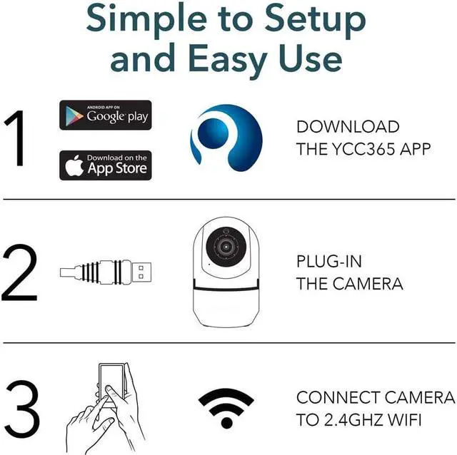 Alt view image 6 of 7 - 1080P Security Camera, HM203 UG WiFi Home Indoor Camera with Smart Night Vision/2 Way Audio/Motion Detection, Wireless IP Dog Camera for Baby/Pet/Nanny Monitor, Cloud/MicroSD Support