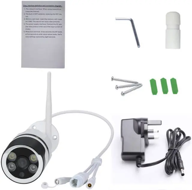 Alt view image 6 of 6 - Waterof WiFi IP Camera 1080P 720P Two Way Audio Wireless Security Surveillance P2P Bullet CCTV Night Vision Outdoor Camera