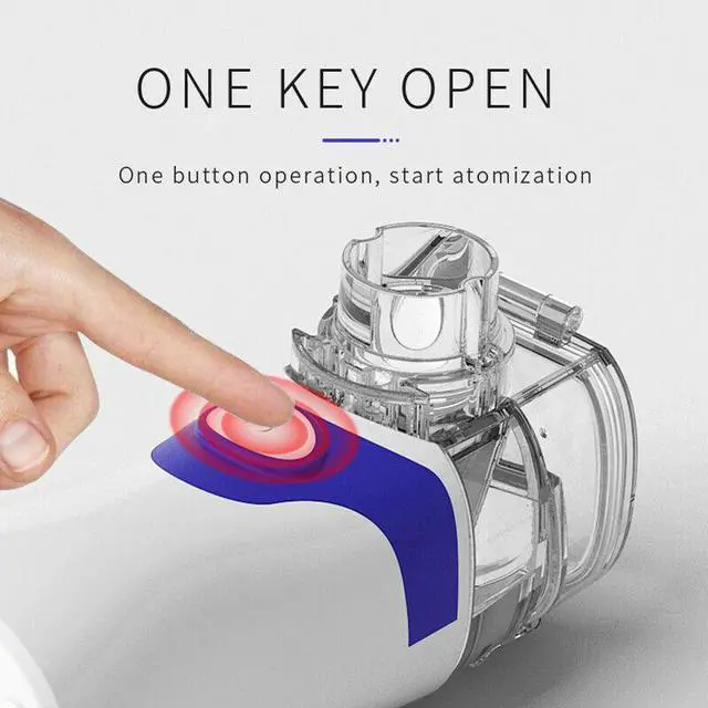 Alt view image 4 of 6 - Portable Handheld Rechargeable Ultrasonic Mute Nebulizer for Children and Adults