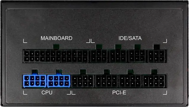 Alt view image 5 of 7 - ATX Power Supply 550W Fully Modular 80+ Gold Certified with Addressable RGB Light - Vairous Color Mode, RGB-550W