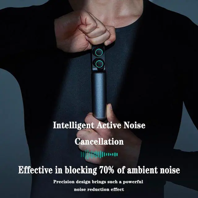 Alt view image 4 of 7 - Bluetooth 5.0 Headset with Battery Charger Wireless In-Ear Ture Wireless Earphone Mini Capsule New Noise Reduction earbuds