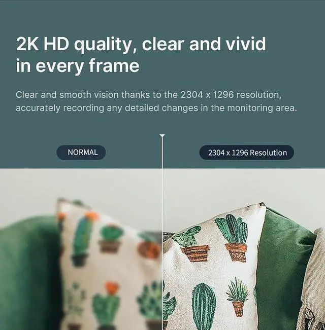 Alt view image 3 of 7 - 360 AC1C Pro Indoor Security Camera, 1080P Home Camera with [Advanced AI Algorithms], Human and Motion Detection, Color Night Vision, Activity Zones, 2-Way Audio, Cloud and Local Storage,5G Not Compat