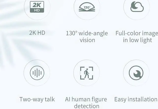Alt view image 2 of 7 - 360 AC1C Pro Indoor Security Camera, 1080P Home Camera with [Advanced AI Algorithms], Human and Motion Detection, Color Night Vision, Activity Zones, 2-Way Audio, Cloud and Local Storage,5G Not Compat