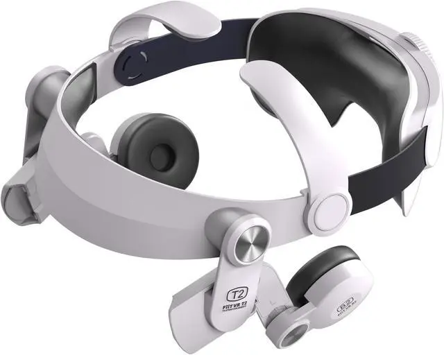 Alt view image 3 of 7 - Oculus Quest 2 Head Strap and Sound earmuffs, Adjustable Elite Strap and A Enhancing Sound Solution for Oculus Quest 2, Enhanced Support and Reduce Head Pressure Comfortable Touch in VR