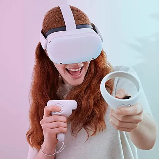 Alt view image 6 of 7 - METORY Transparent Front Protective VR Scratch-Resistant Shell,Cover for Oculus Quest 2 - Protects Cameras, Protector Accessories Set,Dust-Proof,Water Proof & Anti-Fall (2.26mm,Hard Case)