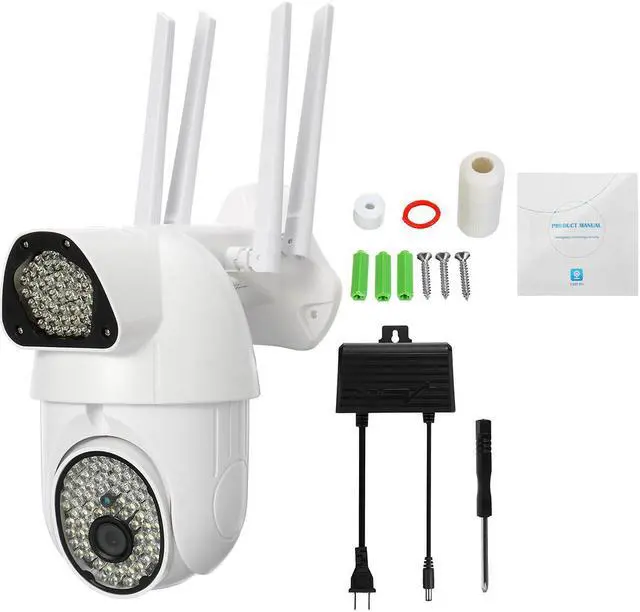 Alt view image 2 of 7 - 1080P HD Wifi Security Camera 135Pcs LED Light IP Camera with PIR Alarm Remote Monitor, 360 Night Vision Support Voice Intercom Waterproof