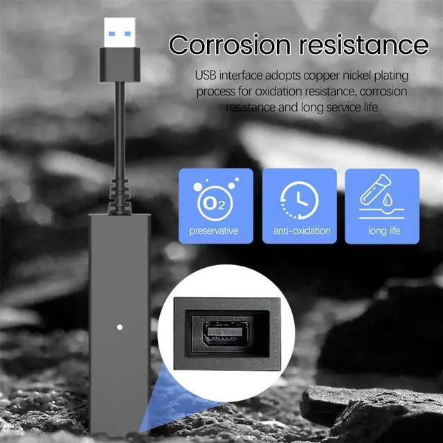 Alt view image 5 of 7 - PS5 PS4 Camera Adapter Cable, Play PS VR on PS5 Playstation 5, Converter Connecting Cable for PS4 PSVR to PS5 Console