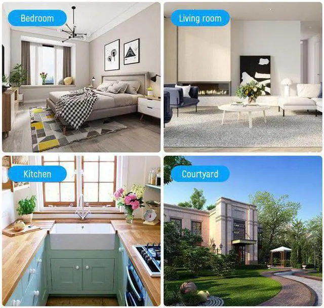 Alt view image 6 of 7 - Wireless Doorbell Camera 1080P Video Doorbell Camera WiFi Home Security Doorbell with Chime, PIR Motion Detection, 2-Way Audio, Night Vision, Cloud Storage, 166° Wide Angle, IP65 Weatherproof