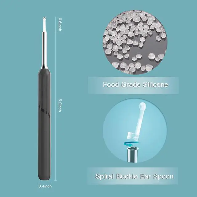 Alt view image 3 of 5 - Ear Wax Removal, Ear Wax Removal Tool, 1080P HD Wireless & Waterproof Ear Wax Remover Endoscope Otoscope with 6 LED Lights, Ear Wax Removal Kit for Kids, Adults & Pets, Great Christmas Gifts