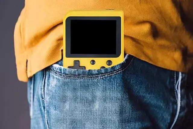 Alt view image 4 of 6 - Handheld Game Console, Portable Retro Video Game Console with 500 Classical FC Games, 3.0-Inches Color Screen, 1020mAh Rechargeable Battery Support for Connecting TV and Two Players