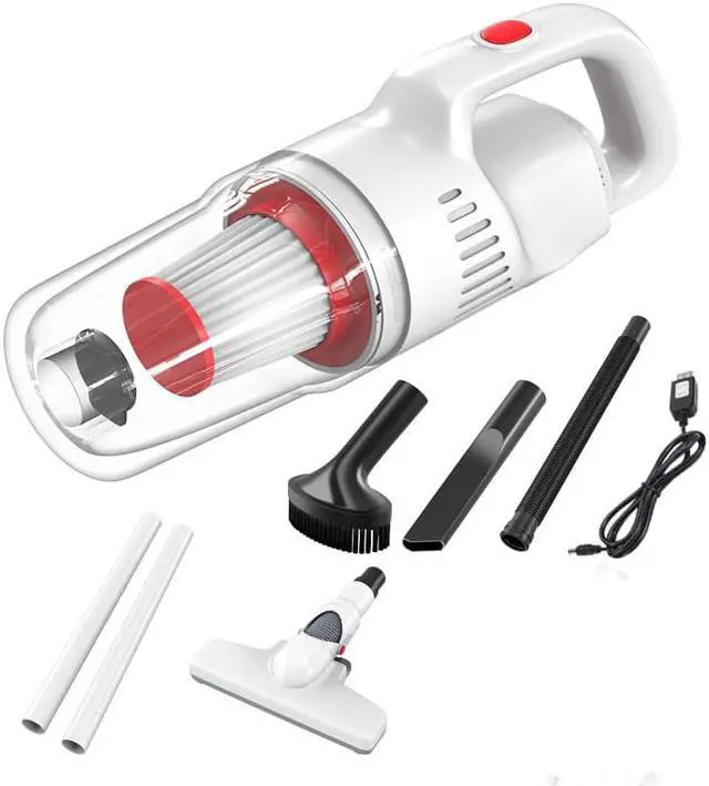 Alt view image 2 of 7 - 4 in 1 Cordless Stick Vacuum Cleaner Handheld Wet Dry For Home Car Carpet Floor &  Pillows Quilts mite removal White Not with Mite Removcal