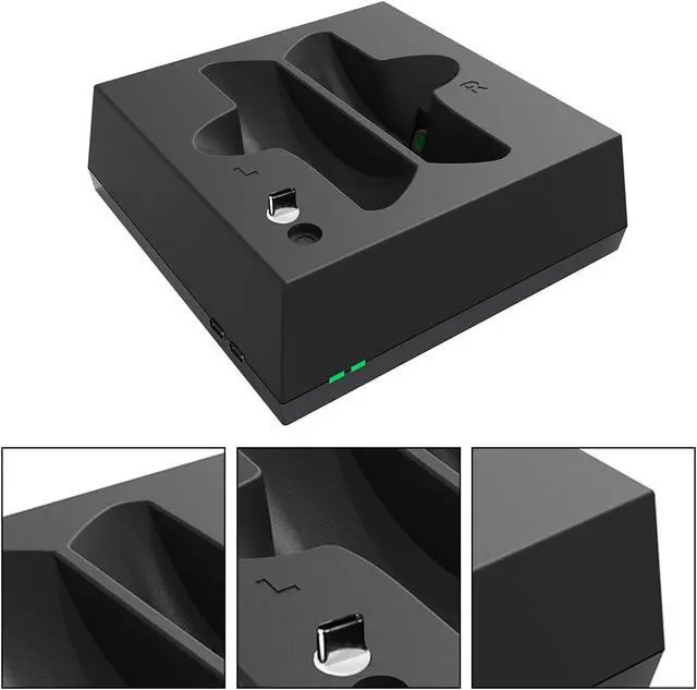 Alt view image 5 of 6 - Charging Stand for PS VR2, Magnetic Dual Quick Charge Stand, VR Touch Controller Accessories for Playstation VR 2, USB-C Charging Port.