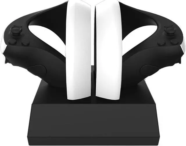 Alt view image 3 of 6 - Charging Stand for PS VR2, Magnetic Dual Quick Charge Stand, VR Touch Controller Accessories for Playstation VR 2, USB-C Charging Port.