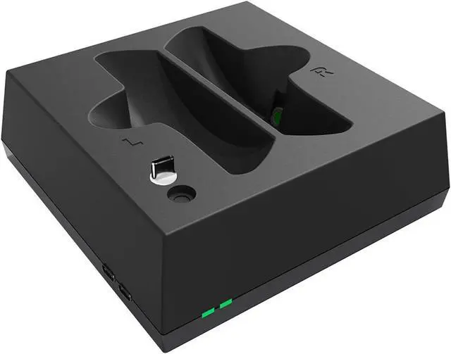 Alt view image 6 of 6 - Charging Stand for PS VR2, Magnetic Dual Quick Charge Stand, VR Touch Controller Accessories for Playstation VR 2, USB-C Charging Port.