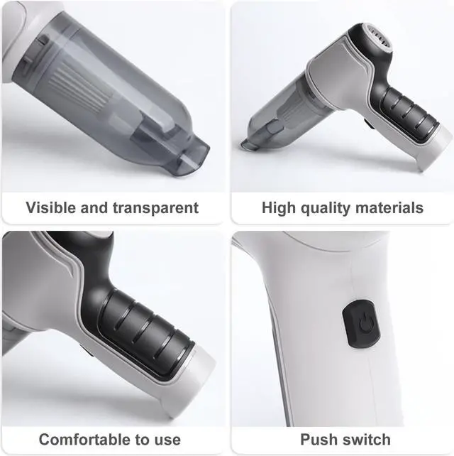 Alt view image 5 of 7 - 9000Pa 3 In 1 Wireless Vacuum Cleaner Cordless Handheld Vacuum for Auto Car Home
