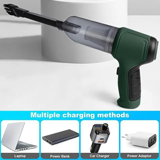 Alt view image 5 of 7 - 9000Pa 3 In 1 Wireless Vacuum Cleaner Cordless Handheld Vacuum for Auto Car Home