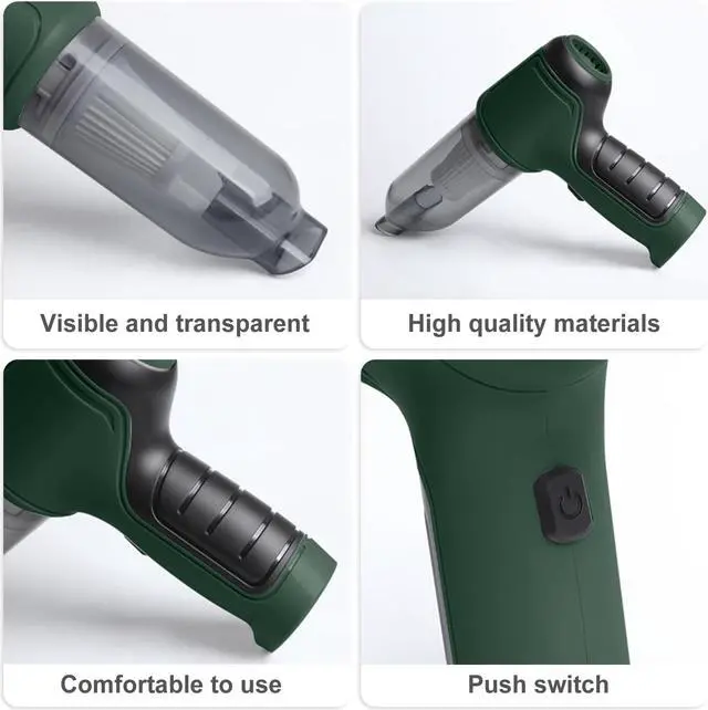 Alt view image 4 of 7 - 9000Pa 3 In 1 Wireless Vacuum Cleaner Cordless Handheld Vacuum for Auto Car Home
