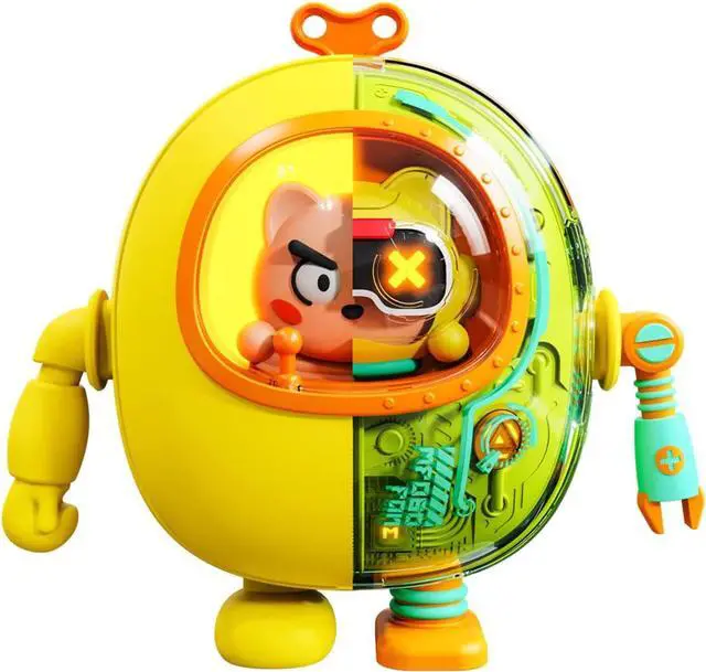 Main image of Fantasee Portable Mecha Fan, Handheld Neck Fan, 3 Speeds USB Rechargeable Mini Cooling Personal Fan for Kids Teenager Gift Indoor Outdoor