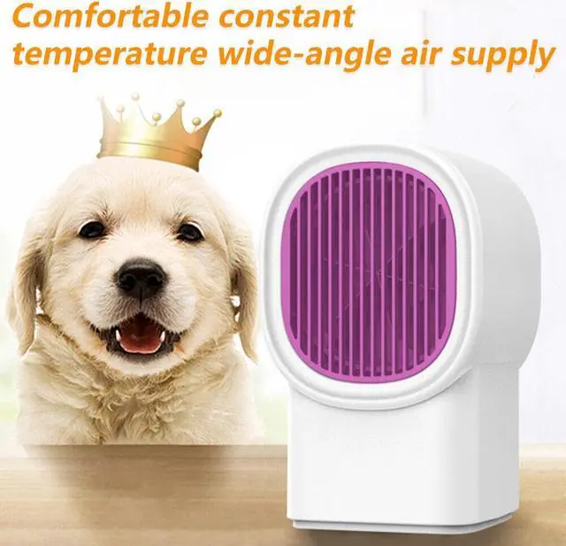 Alt view image 3 of 5 - Mini Heater, Heaters for Home Low Energy, Fast Heating Ceramic Electric Heater, 500W Space Winter Small Heaters for Indoor, Office, Garage, Desktop