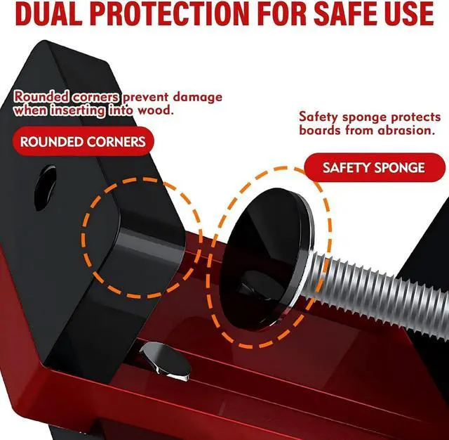Alt view image 4 of 5 - Cabinet Door Installation Positioner, Sigerio Aluminum Alloy Cabinet Hardware Jig, Adjustable Length Cabinet Installation Tool