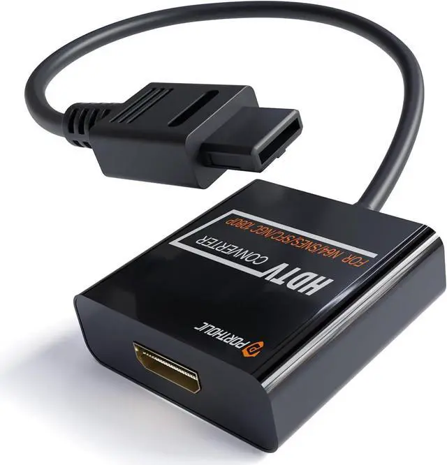 Alt view image 7 of 7 - N64 to HDMI, Nintendo 64 HDMI Adapter, N64 HDMI Converter for N64, Game Cube to HDTV, S-Video Signal Output, No Additional Power Supply, Plug and Play
