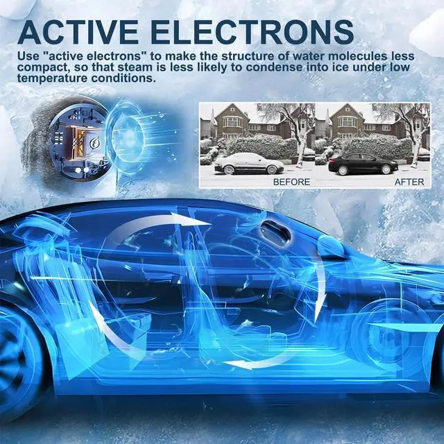 Alt view image 4 of 7 - Antifreeze Electromagnetic Car Snow Removal Device, Electromagnetic Snow Removal, Electromagnetic Wave Anti Freezing and Snow Removal Device, Portable Vehicle Microwave Deicing Instrument(2Pcs)