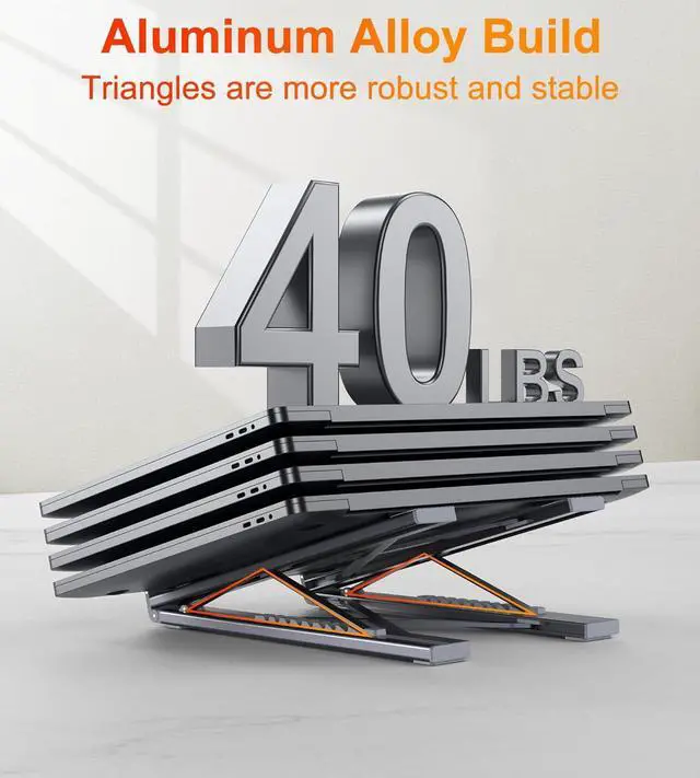 Alt view image 7 of 7 - USB C Laptop Docking Station Stand, USB C Dock Tablet Stand, 8 in 1 USB C Hub with 4K HDMI, 2 USB 3.0, PD 100W, Universal Dock Station for MacBook Pro/Air/Dell/HP/Surface/Lenovo, Plug and Play