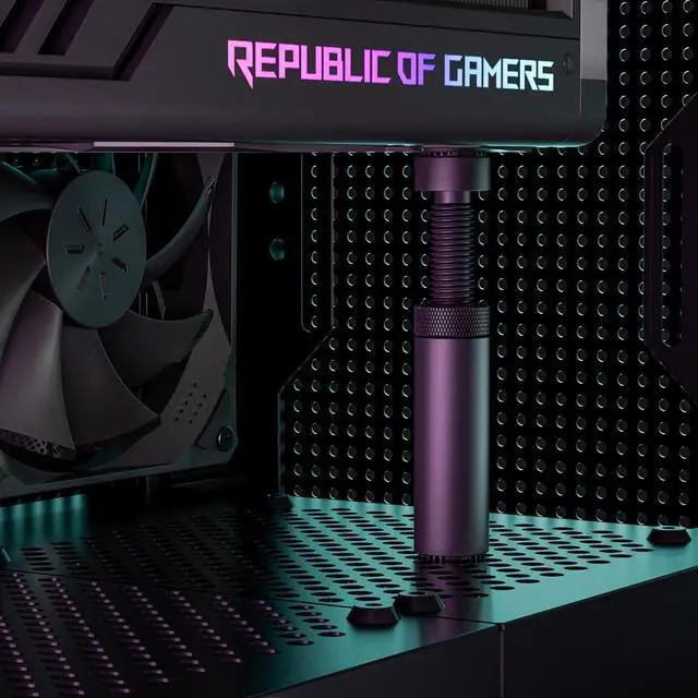 Alt view image 3 of 7 - Gaming GPU Support Bracket, Adjustable Height Graphics Card Support with Magnet and Non-Slip Sheet, GPU Sag Bracket for Universal Video Card, 49-80mm
