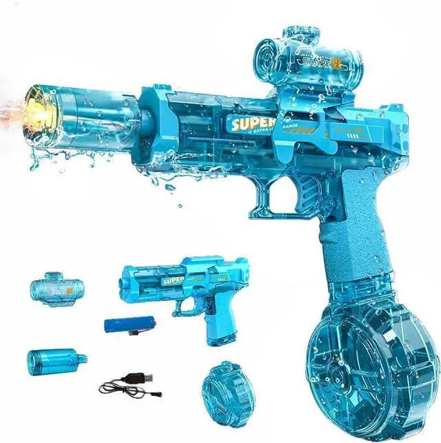 Main image of Electric Water Pistol for Adults and Children, LED Electric Water Gun, Large Capacity Strongest Water Sprayer Summer Pool Beach Party Toy