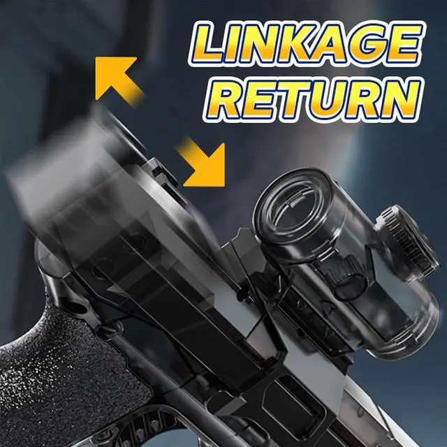 Alt view image 5 of 7 - Electric Water Pistol for Adults and Children, LED Electric Water Gun, Large Capacity Strongest Water Sprayer Summer Pool Beach Party Toy