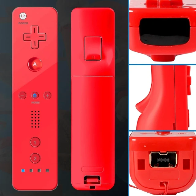 Alt view image 6 of 7 - PORTHOLIC Wii Remote Controller, 2 Packs Wii Wireless Controller Compatible with Nintend Wii Wii U Console