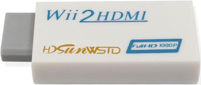 WII to HDMI Converter Full HD 1080P WII to HDMI Wii 2 HDMI Converter 3.5mm  Audio for PC HDTV Monitor Display Wii To HDMI Adapter