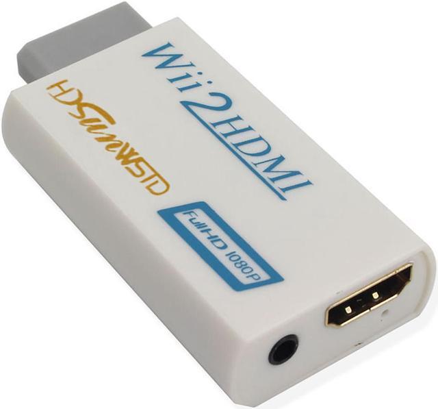 Alt view image 4 of 6 - Wii to HDMI Converter 1080P for Full HD Devices, Wii HDMI Adapter with 3.5mm Audio Jack and HDMI Out, Compatible with Wii, Wii U, HDTV, Monitors - Supports all Wii display modes 720P, NTS