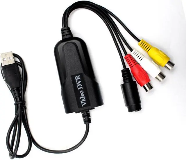 Alt view image 3 of 6 - USB 2.0 Video Audio Capture Card - S Video / Composite to USB Transfer Cable Converter Adapter for Windows 10 / 8 / 7 / Vista / XP