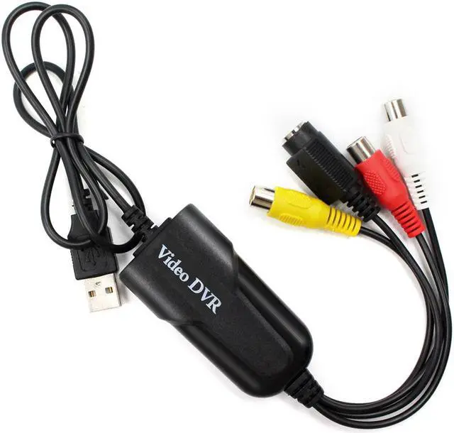 Alt view image 6 of 6 - USB 2.0 Video Audio Capture Card - S Video / Composite to USB Transfer Cable Converter Adapter for Windows 10 / 8 / 7 / Vista / XP