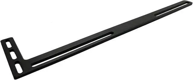 Alt view image 5 of 7 - Graphics Card GPU Brace Support Black Video Card Sag Holder/Holster Bracket, Anodized Aerospace Aluminum, Single or Dual Slot Cards