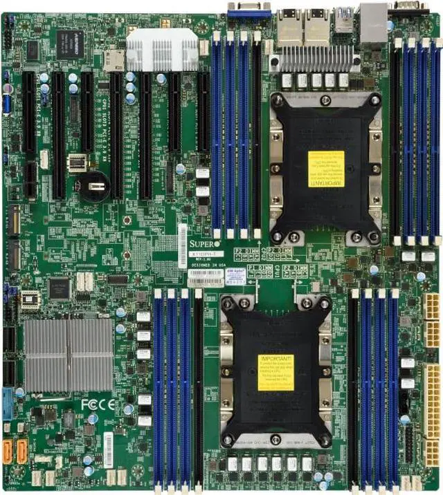 Main image of Supermicro Motherboard MBD-X11DPH-I-B Xeon LGA 3647 C621 Max.1TB DDR4 205W PCI Express SATA Extended ATX Brown Box