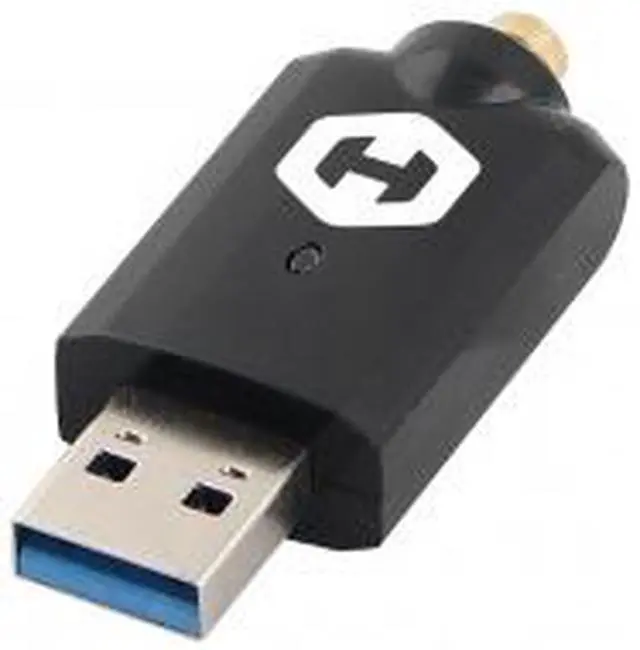 Alt view image 2 of 6 - Hiro Network H50355 AC1200 Dual-Band 802.11ac 5G 867Mbps WiFi USB Network Adapter