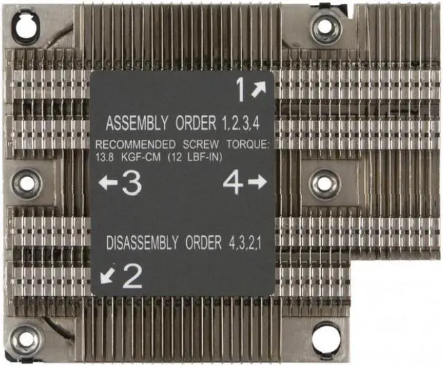 Main image of Supermicro Fan SNK-P0067PD 1U Passive CPU Heat Sink Socket LGA3647-0 Brown Box