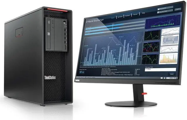 Alt view image 3 of 5 - Lenovo ThinkStation P520 30BE0045US Workstation - 1 x Intel Xeon W-2135 Hexa-core (6 Core) 3.70 GHz - 8 GB DDR4 SDRAM - 1 TB HDD - NVIDIA Quadro P2000 5 GB Graphics - Windows 7 Professional 64-bit