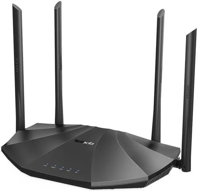 Alt view image 2 of 13 - Tenda Network AC19 AC2100 Dual Band Gigabit WiFi Router 5GHz 24GHz