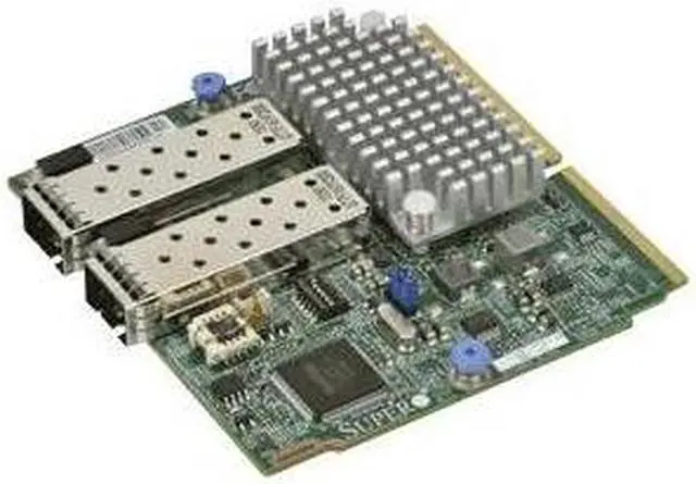 Main image of Supermicro Networking Accessory AOCMTGNI2SMO SIOM 2port 10G SFP with 1U bracket Intel 82599ES Brown Box