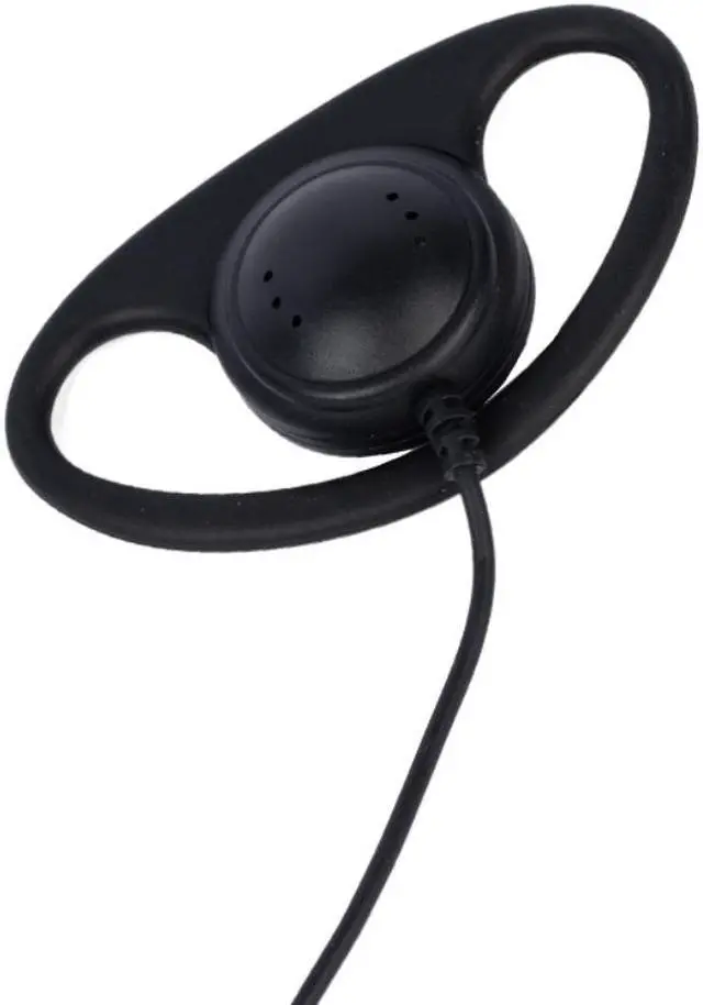 Alt view image 5 of 5 - D Shape Earpiece Headset Mic PTT for Motorola XPR3300e XPR3300 XPR3500 XPR3500e XPR3000 walkie Talkie 2 Way Radio
