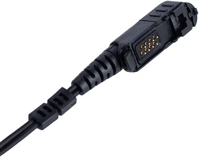 Alt view image 5 of 6 - Covert Acoustic Tube Two Wire Earpiece Headset Mic PTT for Motorola Radio XPR3500 XPR3000 XPR3300 XPR3300e XPR3500e walkie Talkie 10 Pack